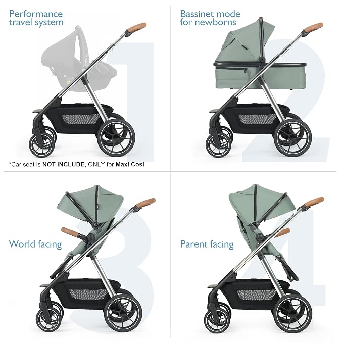 Beberoad Love RX 3-in-1 Baby Stroller - Image 3