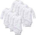 Gerber unisex-baby Multi-pack Long-sleeve Onesies Bodysuit Mitten Cuff Sizes by Gerber