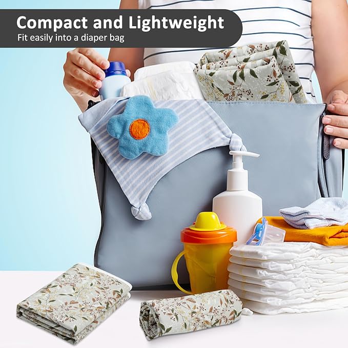Baby Diaper Changing Pad, 21 5/8" x 31.5" Waterproof Changing Pad Liners - Image 5