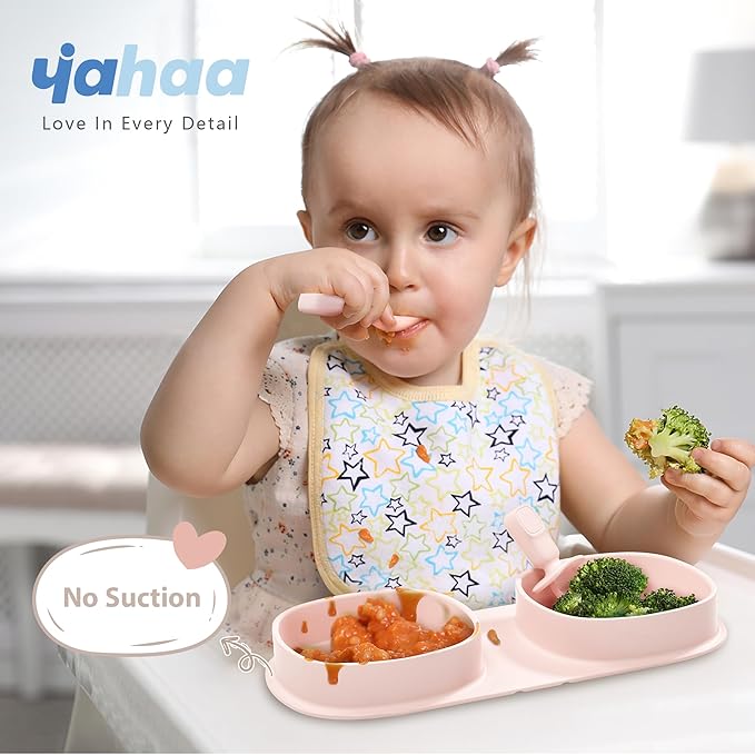 Silicone Foldable Novelty Dinner Plates, Baby Plates Travel Essential - Image 2