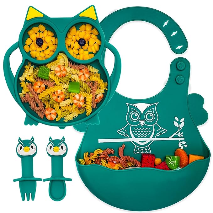 Toddler Silicone Suction Plate by NiCiNGU