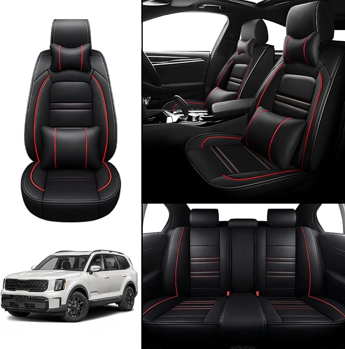 Car Seat Covers for kia Telluride 2020-2025 | 5-Seats Seat Covers, Waterproof - Image 2