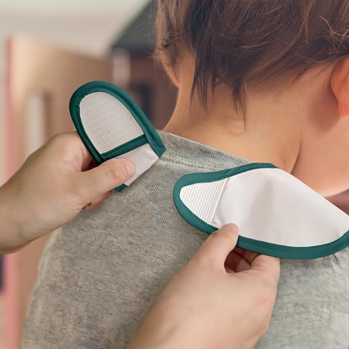 Mess Proof Baby Bib 3 Pack, Waterproof Led Weaning Baby Feeding Bibs - Image 5
