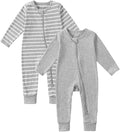 Jimonda Baby Sleeper Rompers, Unisex Boys Girls Zip-Front Pajamas One-Piece by JimondaBaby