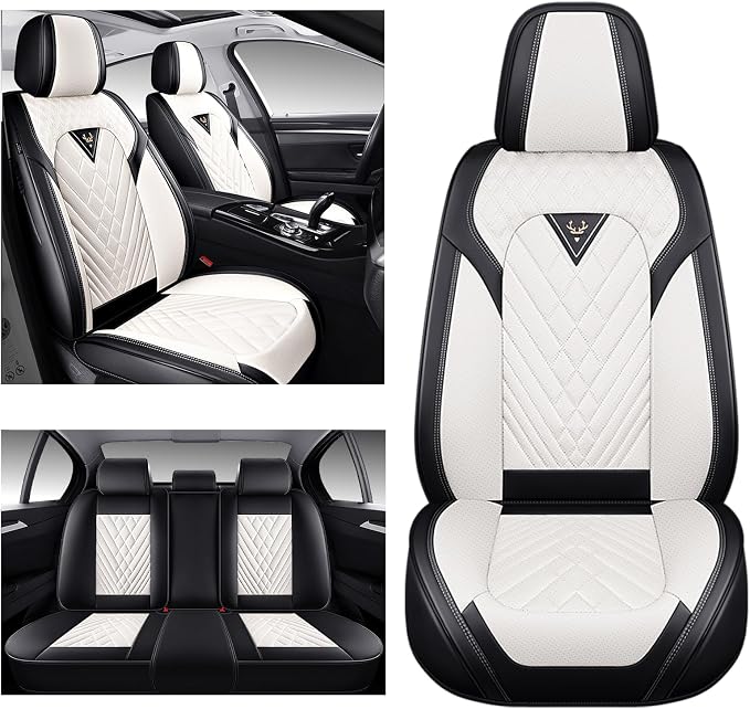 Car Seat Covers, Waterproof Faux Leather Automotive Comfortable Seat Covers - Image 2