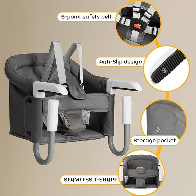 Hook On High Chair Portable & Foldable - Image 4