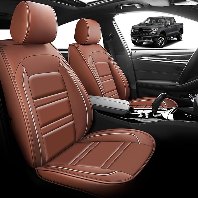 Seat Cover for Chevy Silverado 1500 2007-2025 | Car Seat Covers Front Seats - Image 2