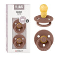 BIBS Pacifiers Colour Collection | Natural Rubber Baby Pacifier | Set of 2 by BIBS