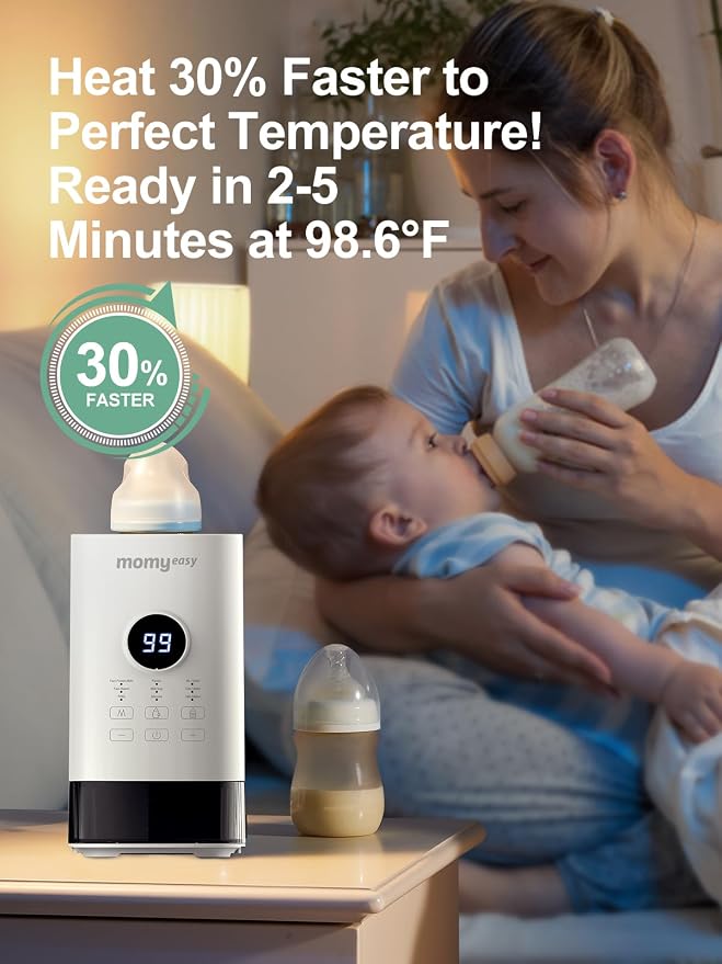 MOMYEASY Bottle Warmer, Fast Baby Bottle Warmer - Image 3