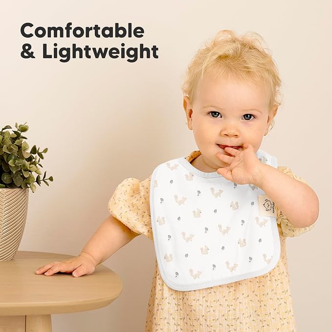 KeaBabies 8-Pack Organic Baby Bibs - Image 5