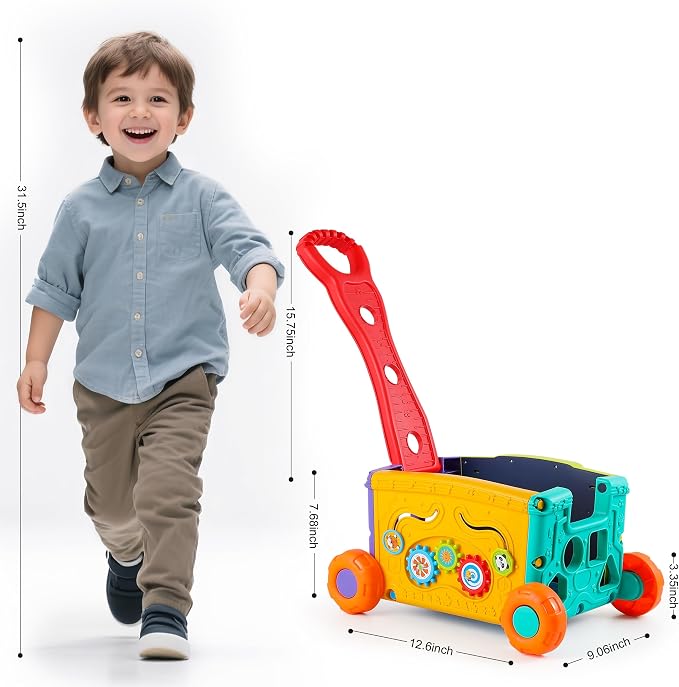 Musical Push Walker Toy for Toddlers 18+ Months - Image 5