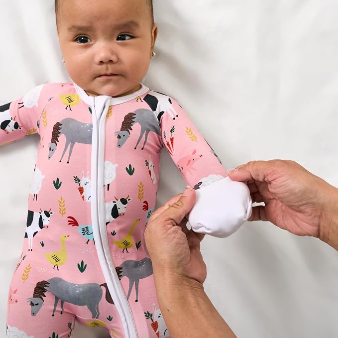 Little Sleepies Pajamas for Baby Boys & Girls, Viscose from Bamboo Baby Pajamas - Image 8
