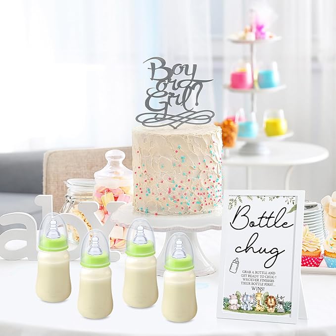 Roowest Bottle Chug Baby Shower Game Favors Including Safari Animals Theme - Image 5