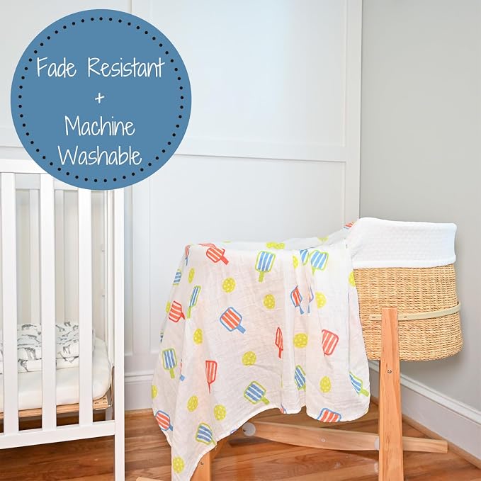 LollyBanks Swaddle Blanket, 100% Cotton Baby Blanket, Soft Muslin Swaddle - Image 6