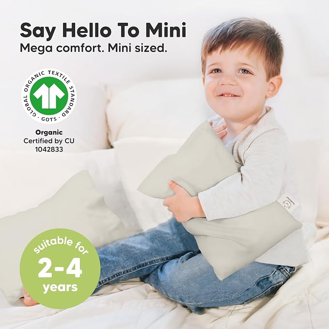 Mini Toddler Pillow with Pillowcase - Image 3