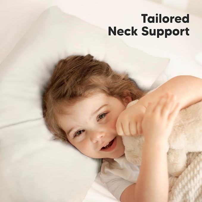 KeaBabies Toddler Pillow with Pillowcase, Jumbo 14X20 - Image 5
