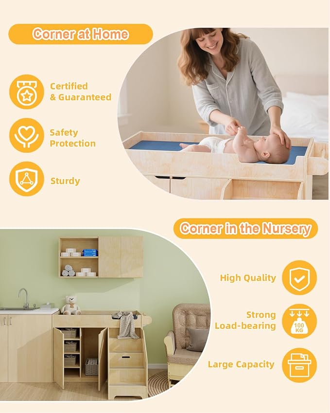 Wooden Baby Changing Table - Image 7