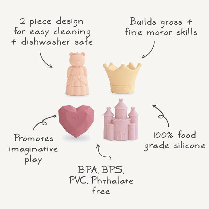 mushie Princess Bath Toys Play Set - Image 9