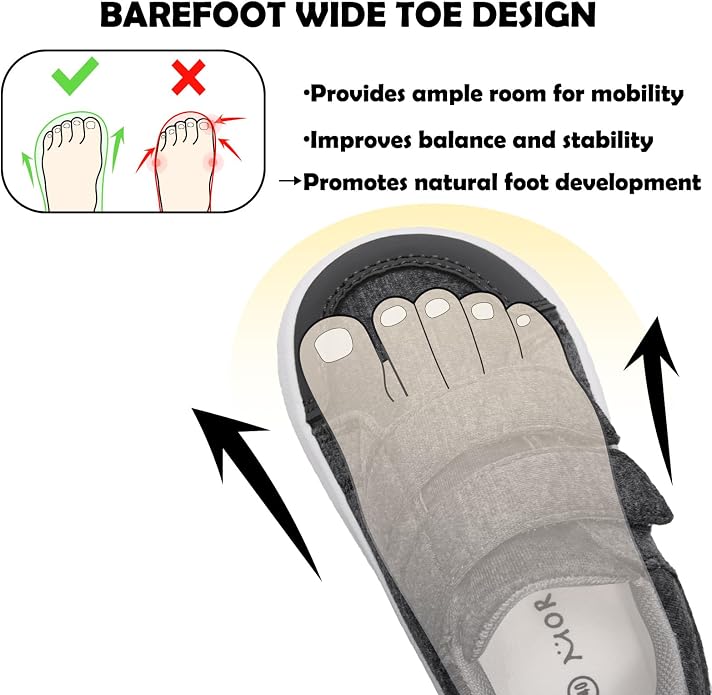 MORENDL Wide Toe Box Shoes Toddler Barefoot Shoes Baby Walking Shoe Boy Girl - Image 2