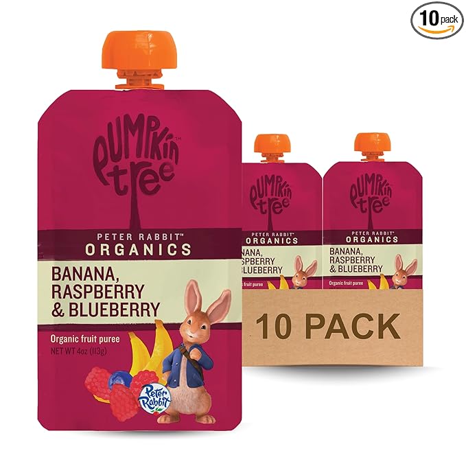 Pumpkin Tree Peter Rabbit Organics, Organic Raspberry, Banana and Blueberry by PumpkinTree