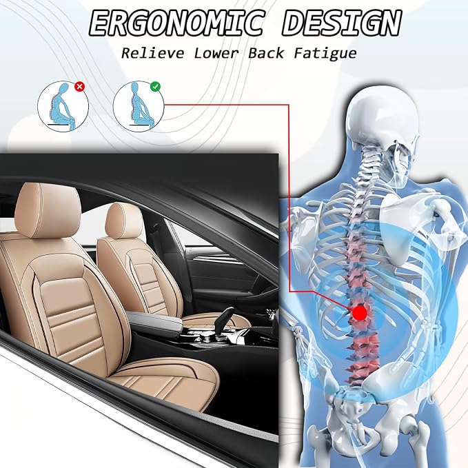 Seat Covers for Honda Pilot 2003-2025 | 5-Seats Leather Seat Covers - Image 5