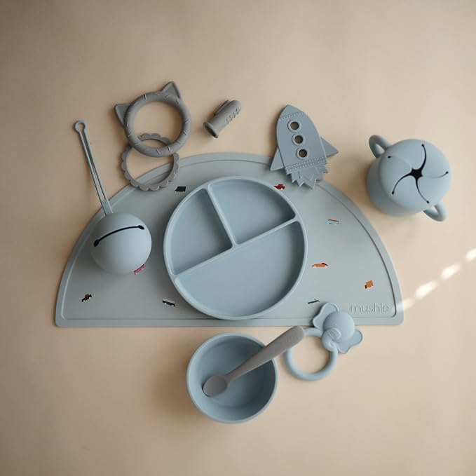 mushie Silicone Placemat for Kids | BPA-Free Non-Slip Design - Image 6