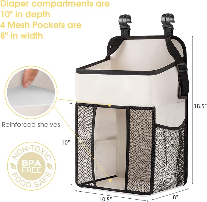 Maliton Hanging Diaper Organizer - Image 4