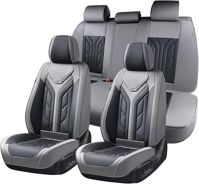 Coverado Car Seat Covers Full Set, Automotive Seat Covers Car Seat Protector by COVERADOAUTO