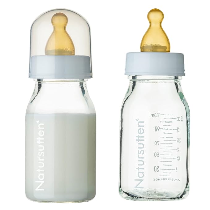 Natursutten Glass Baby Bottles 8 oz and 4 oz by Natursutten%C2%AE