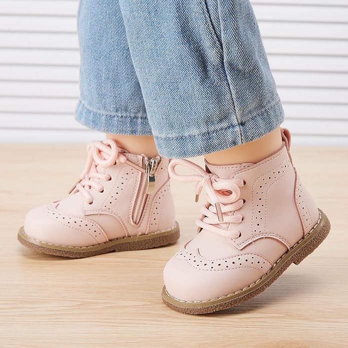 BMCiTYBM Baby Boys Girls Boots Infant Shoes First Walking Booties - Image 3