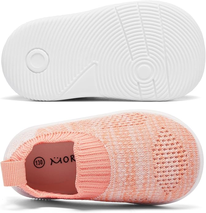 MORENDL Baby Toddler Walking Socks Non-Slip Breathable Unisex Casual Sneakers - Image 3
