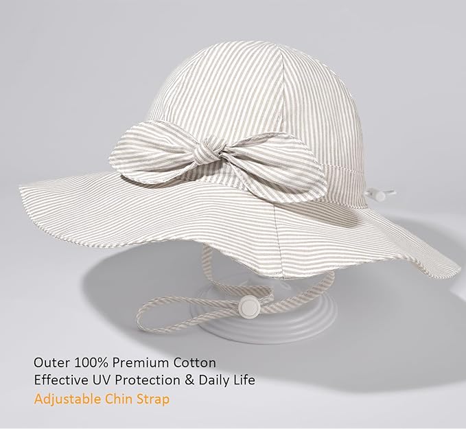 Baby Girl Sun Hat Summer Foldable Beach Hats - Image 4