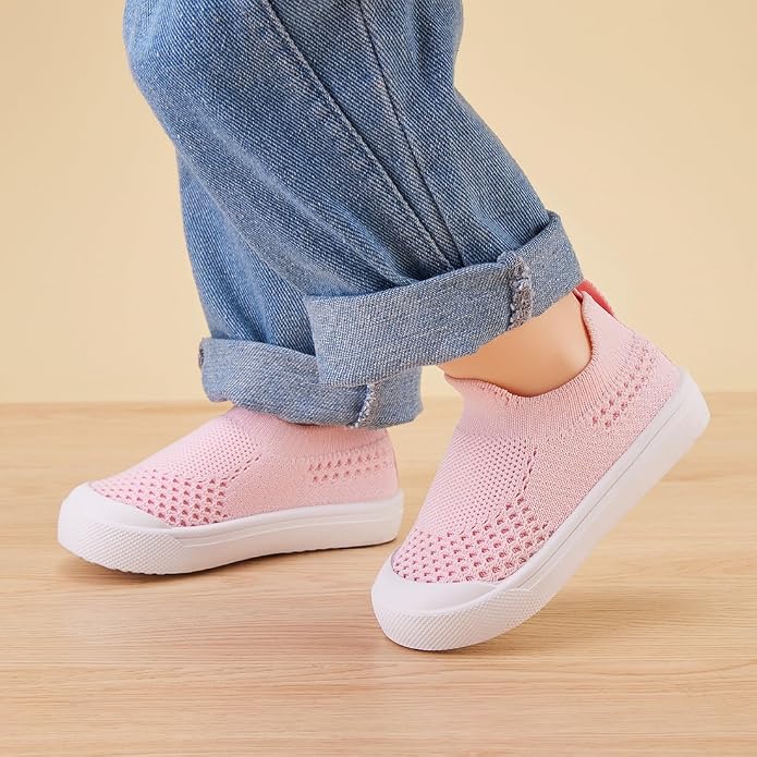 BMCiTYBM Baby Sneakers Girls Boys Lightweight Breathable Mesh First Walkers - Image 2