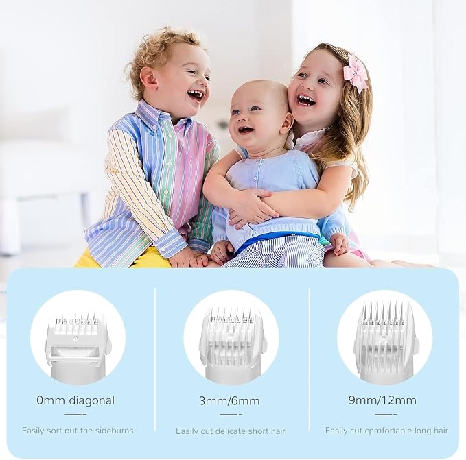 FERRISA Cordless Baby Hair Clippers, Vacuum Hair Clipper - Image 7