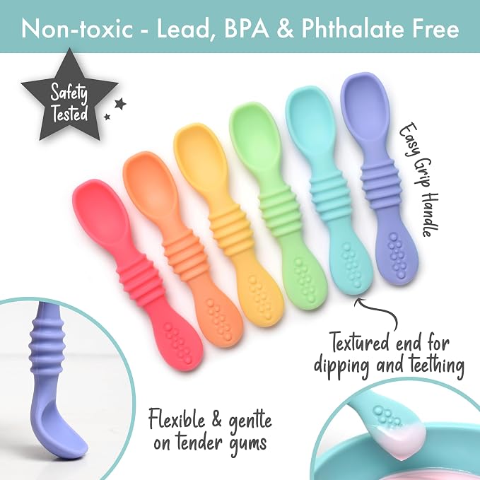 PrimaStella Silicone Chew Spoon Set - Image 2