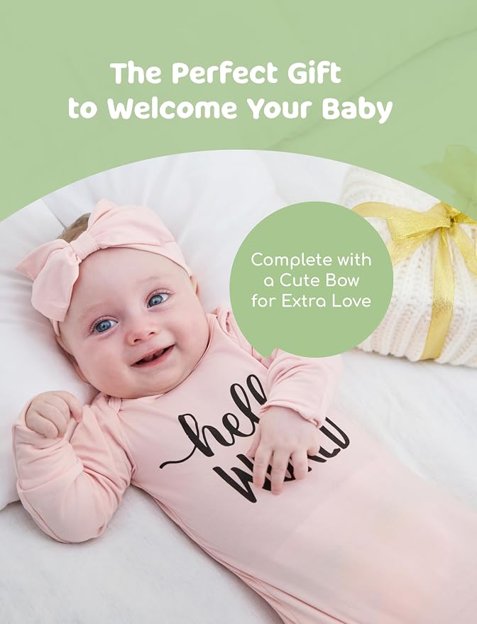 PATPAT Baby Sleeper Gown with Bamboo Viscose - Image 2