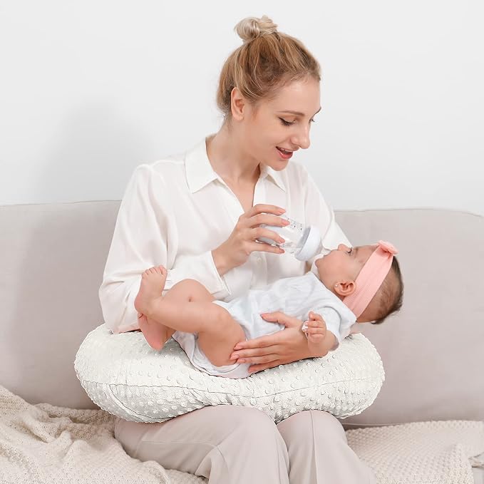 Nursing Pillow and Positioner, Breastfeeding, Bottle Feeding, Baby Sitting - Image 5