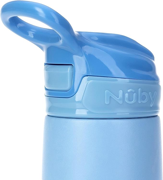 Nuby Thirsty Kids No Spill Flip-It Reflex Stainless Steel Travel Cup or Water - Image 12