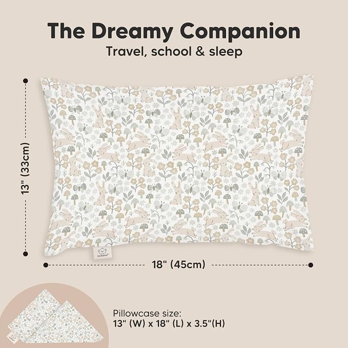 Toddler Pillow with Pillowcase - Image 3