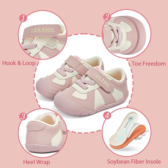 TARANIS Infant/Toddler Shoes Baby Sneaker Boy Girl First Walking Shoes - Image 5