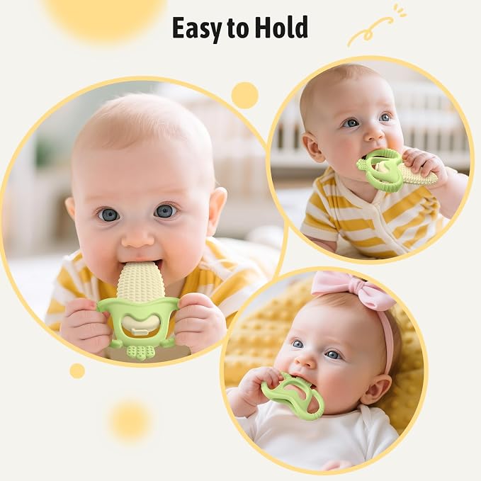 akolik Baby Teething Toys, Baby Frozen Teething Relief, BPA Free Infant Chew - Image 2