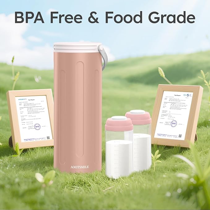 Portable Breast Milk Cooler for Travel, 22oz Large Capacity Breastmilk Chiller - Image 9