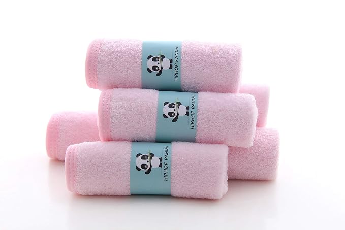 HIPHOP PANDA Baby Washcloths, Rayon Made from Bamboo - Image 3