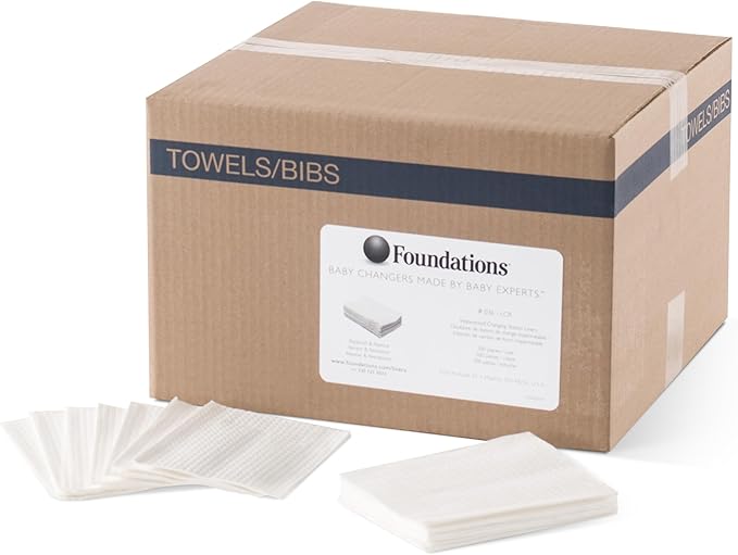 Foundations 2-Ply Disposable Waterproof Baby Changing Station Liner Refills by FoundationsChildrensProducts
