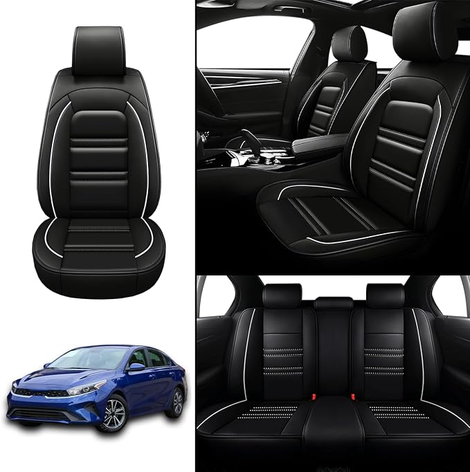 Seat Covers for kia Forte 2010-2024 | 5-Seats Leather Seat Covers - Image 2