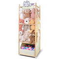 Stuffed Animal Storage with Tiny Toys Tray, Wood Stuffed Animal Zoo Storage by Unknown