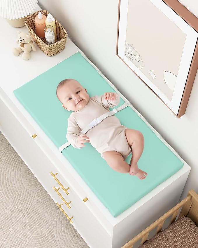 Wipeable Baby Changing Pad for Dresser and Table, Cozy Diaper Changing Pad - Image 7
