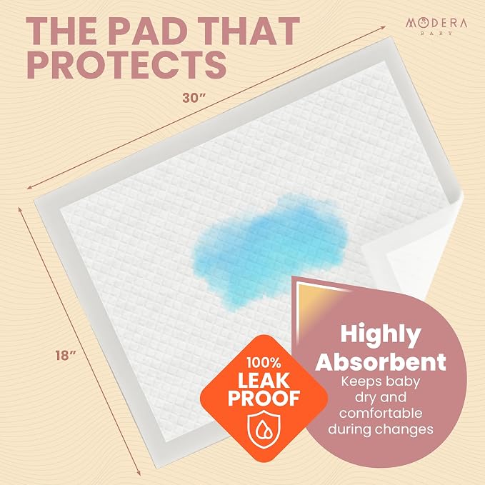 Organic Cotton Disposable Changing Pad Liners | XL-Large Hypoallergenic Super - Image 3