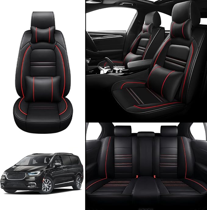 Car Seat Covers for Chrysler Car Pacifica 2004-2025 | 5-Seats Seat Covers - Image 2