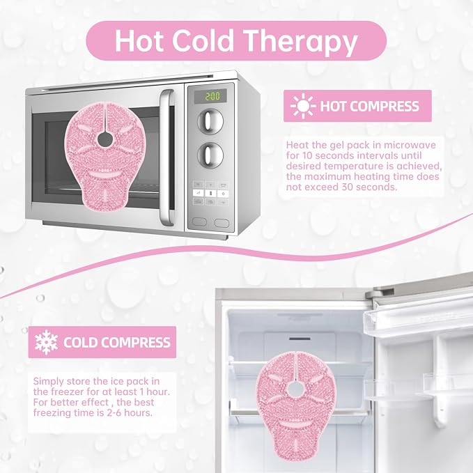 Breast Therapy Ice Packs Large Hot Cold Breast Pads, Nipple Cooling Gel Pads - Image 9